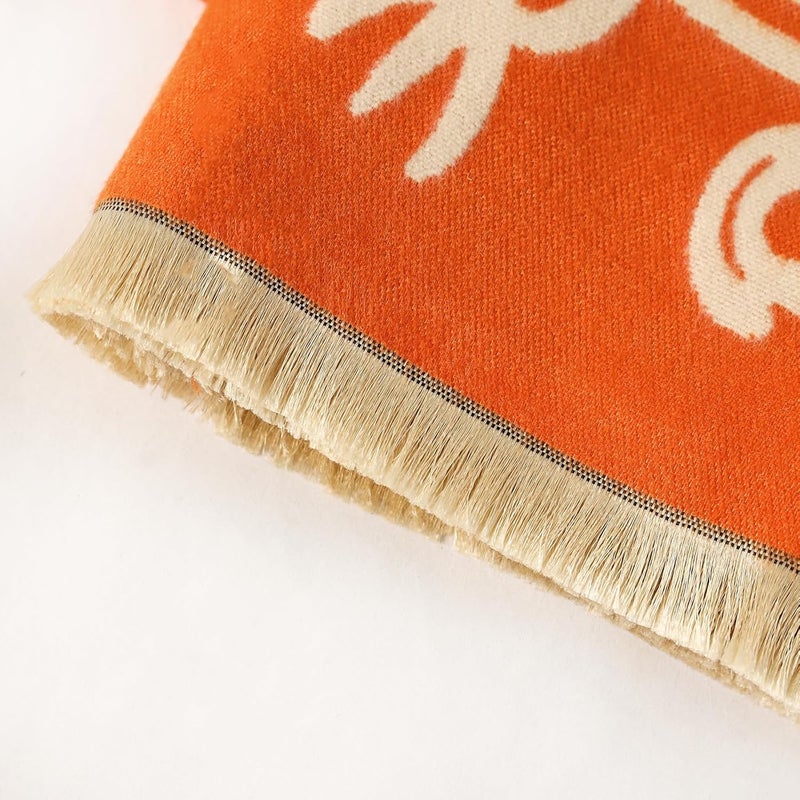 EXTREE Scarfs for Women Pashmina Silky Shawl Wrap for Evening Dressing Blanket Open Front Poncho Cape - Image 4